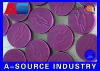 сальто бутылок пробирок 10мЛ пурпурное с нестандартной конструкции выгравированной крышкой для стерильной фармации