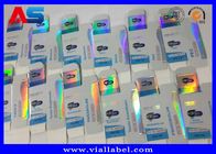 Лазер Holographite коробок пробирки Primobolan 10ml печатая упаковку голубой коробки Gen Rx Deisgn евро фармацевтическую