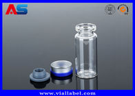 Pharma Маленькие стеклянные флаконы 2ml 5ml 8ml 10ml 15ml 20ml Стеклянные бутылки с резиновой и пластиковой вершиной