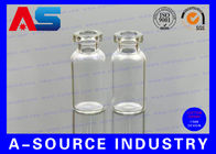 Трубчатые миниатюрные бутылки стеклянных бутылок голубые янтарные стеклянные с безопасный резиновыми крышками