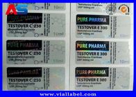 Лекарственные препараты Фармацевтические наклейки на флаконы PET / PVC CMYK стеклянные бутылки