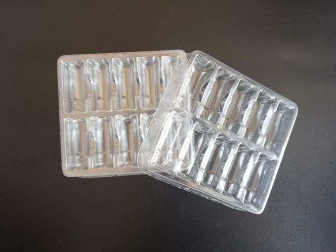 Медицинское 2ml разливает упаковывая подносы по бутылкам волдыря PVC прозрачные в запасе 4