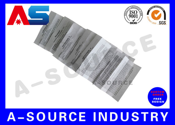 Печать виниловых наклеек. Печать фармацевтических этикеток пропионата пептида для флаконов объемом 2 мл.