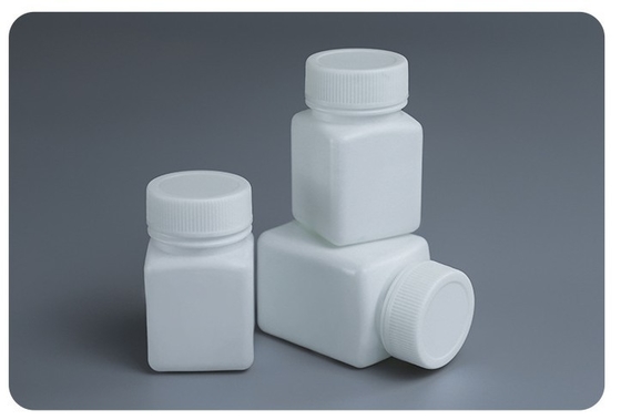 HDPE медицинская пластиковая бутылка с детскими крышками и защитой