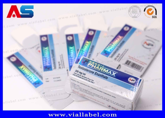 Роскошный лазер и бумажная коробка для 10 мл испытательных флаконов Enan High-End Pharmaceutical Packaging Solution