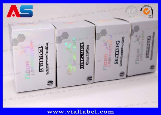Био ярлык коробки пробирки Pharma 10ml и стеклянная бутылка для пакета ацетата 250mg Muscle Growth