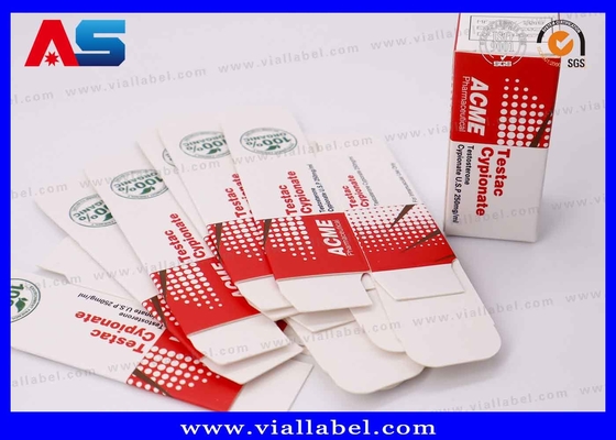 Высококачественный Hcg Маленький флакон и коробка Печать, пептидная бумажная коробка для 2 флакона по 2 мл