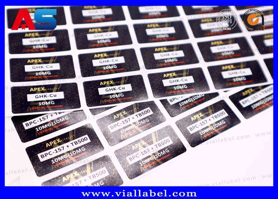 Custom Design Small Bottle Labels for Peptides and Injection Oils Stickers Customizable