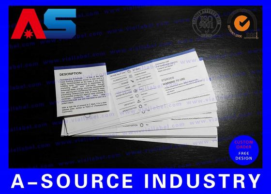 Издание листовок для пептидов для фармацевтической бумаги для бодибилдинга для масла для печати инструкций