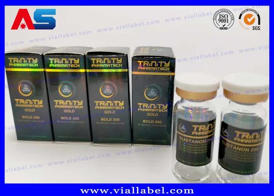 CMYK печатая изготовленные на заказ ярлыки пробирки 10ml для стеклянных бутылок медицины