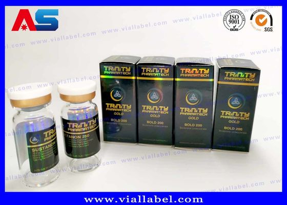 Лазерная голограмма Лаборатория цветов Пантон Маленькие бутылки Коробки и этикетки бодибилдинг упаковочные коробки