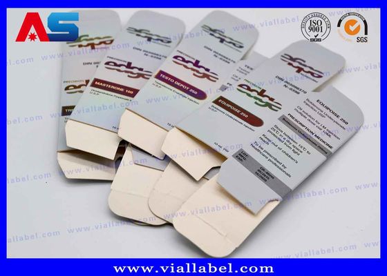 Настраиваемая коробка для хранения голограммных флаконов Печать 10 мл Флаконные коробки и упаковка / маленькие упаковочные коробки