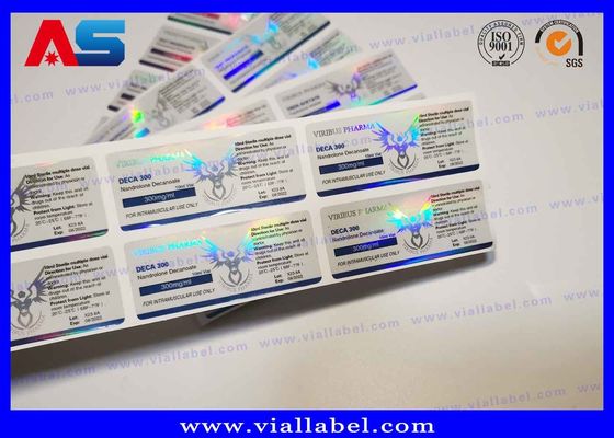Стероидные ярлыки стеклянных пробирок 10ml, изготовленное на заказ стероидное печатание пробирки стикера
